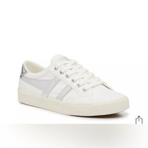 Gold White & Silver Sneakers